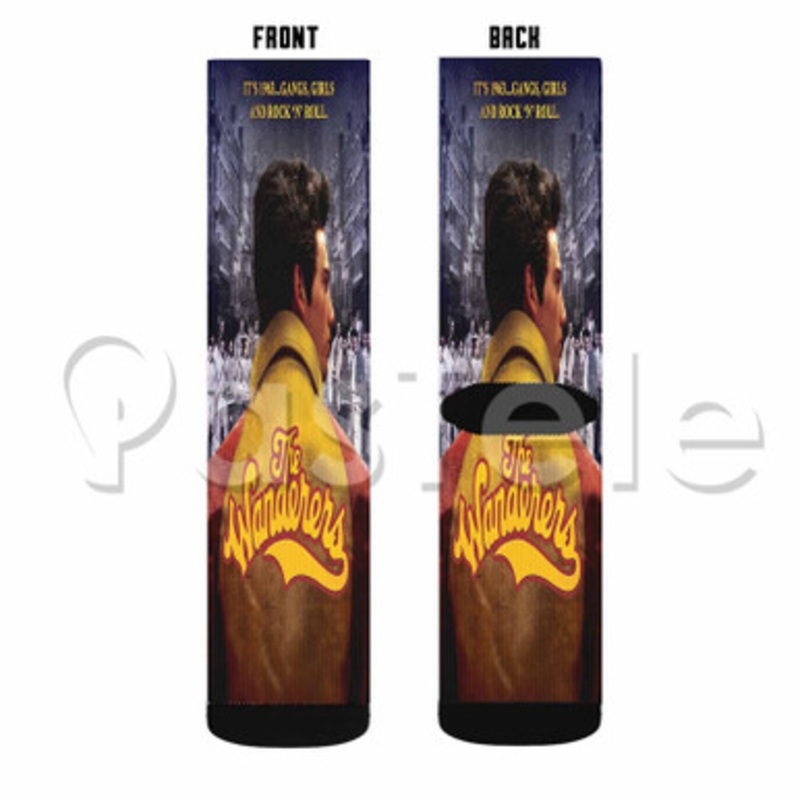The Wanderers Custom Sublimation Personalized Printed Socks Polyester Acrylic Nylon Spandex