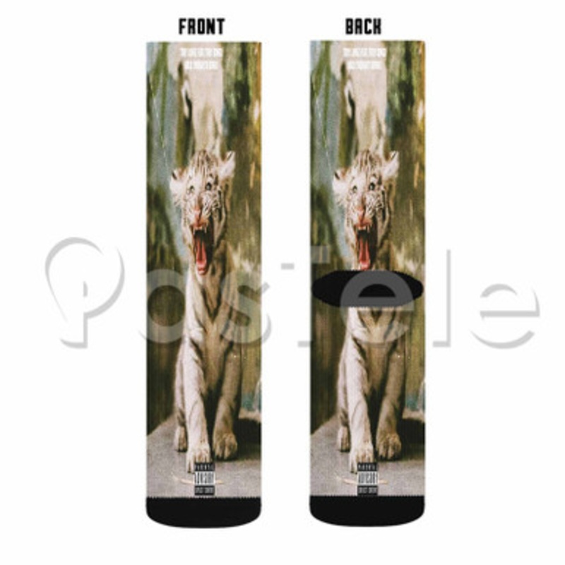 Wild Thoughts Tory Lanez Feat Trey Songz Custom Sublimation Personalized Printed Socks Polyester Acrylic Nylon Spandex