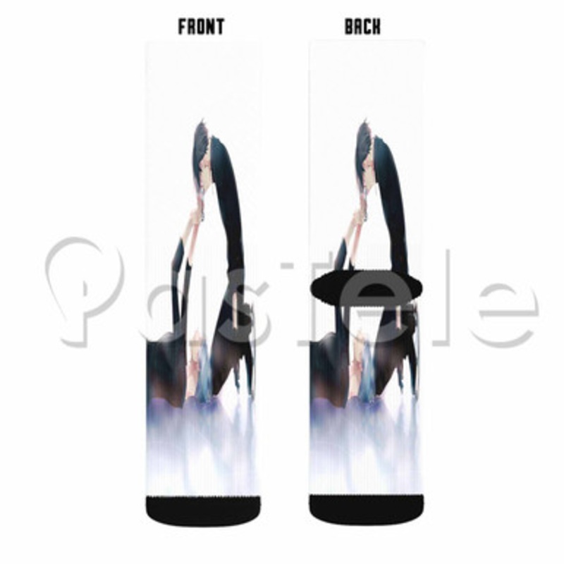Yuuri Katsuki Viktor Nikiforov Yuri on Ice Custom Sublimation Printed Socks Polyester Acrylic Nylon