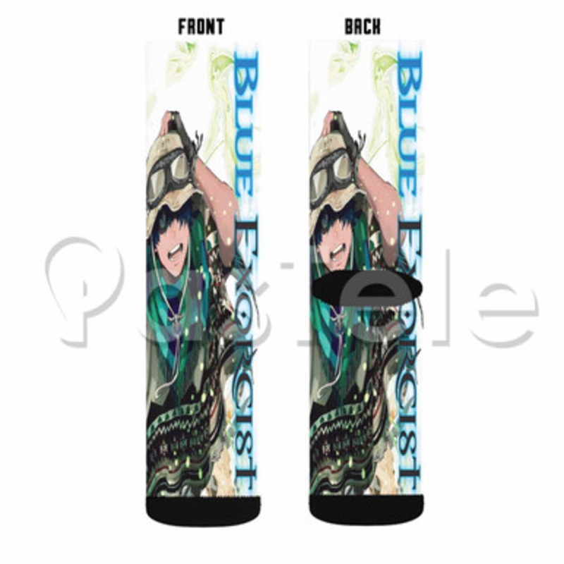 Blue Exorcist Volume 16 Custom Sublimation Printed Socks Polyester Acrylic Nylon Spandex