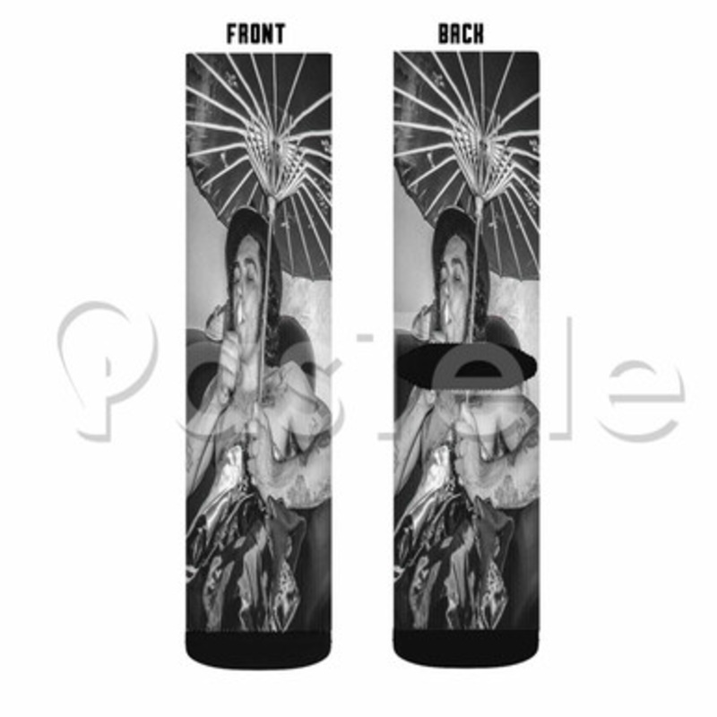 Brooks Nielsen Custom Sublimation Printed Socks Polyester Acrylic Nylon Spandex