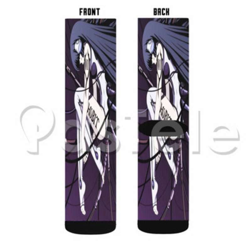 Chobits Custom Sublimation Printed Socks Polyester Acrylic Nylon Spandex