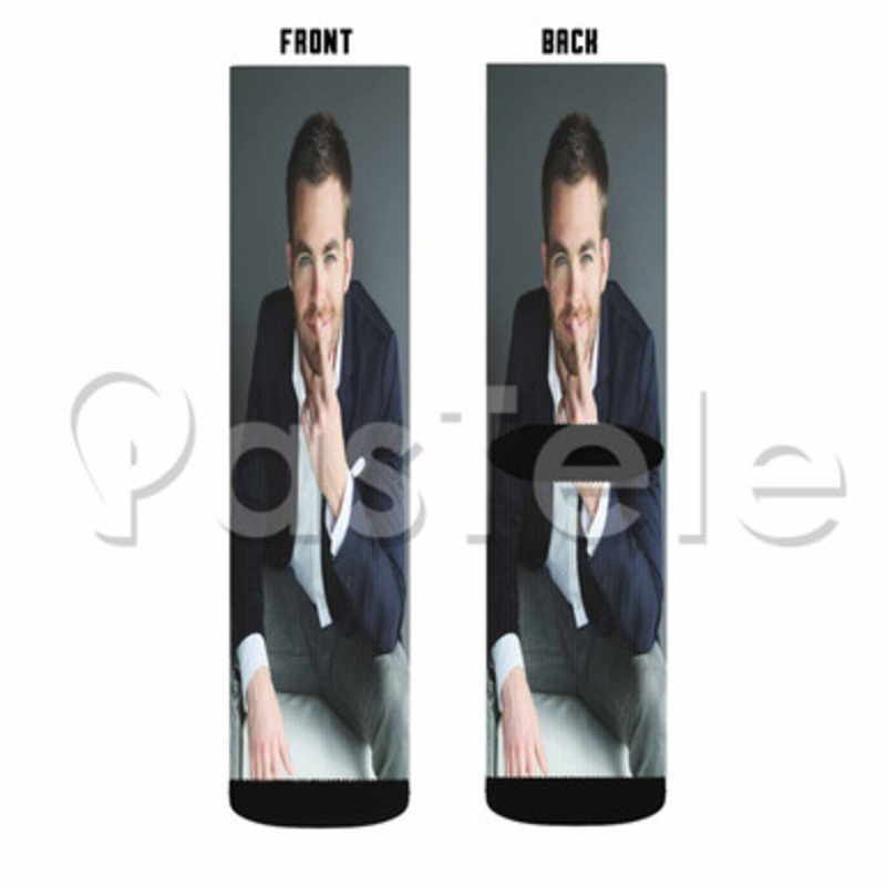 Chris Pine Custom Sublimation Printed Socks Polyester Acrylic Nylon Spandex