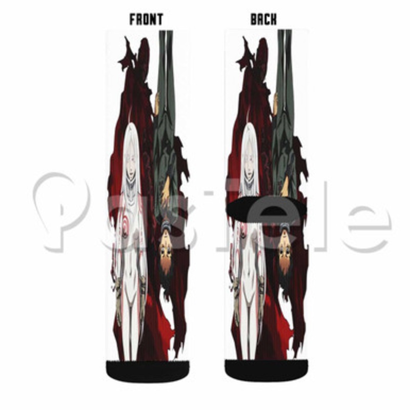 Deadman Wonderland Custom Sublimation Printed Socks Polyester Acrylic Nylon Spandex