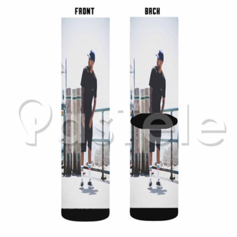 Dom Kennedy Custom Sublimation Printed Socks Polyester Acrylic Nylon Spandex