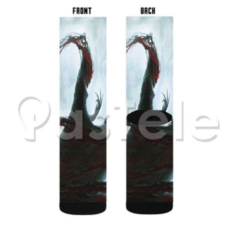 Ergo Proxy Custom Sublimation Printed Socks Polyester Acrylic Nylon Spandex