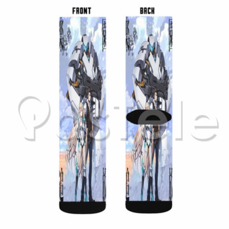 Expelled from Paradise Custom Sublimation Printed Socks Polyester Acrylic Nylon Spandex
