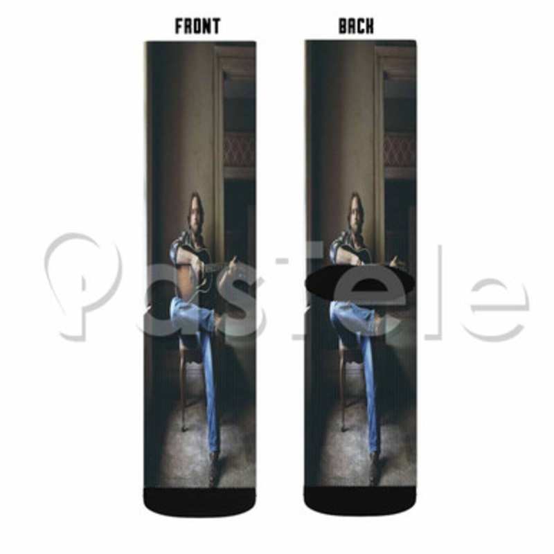 Hayes Carll Custom Sublimation Printed Socks Polyester Acrylic Nylon Spandex