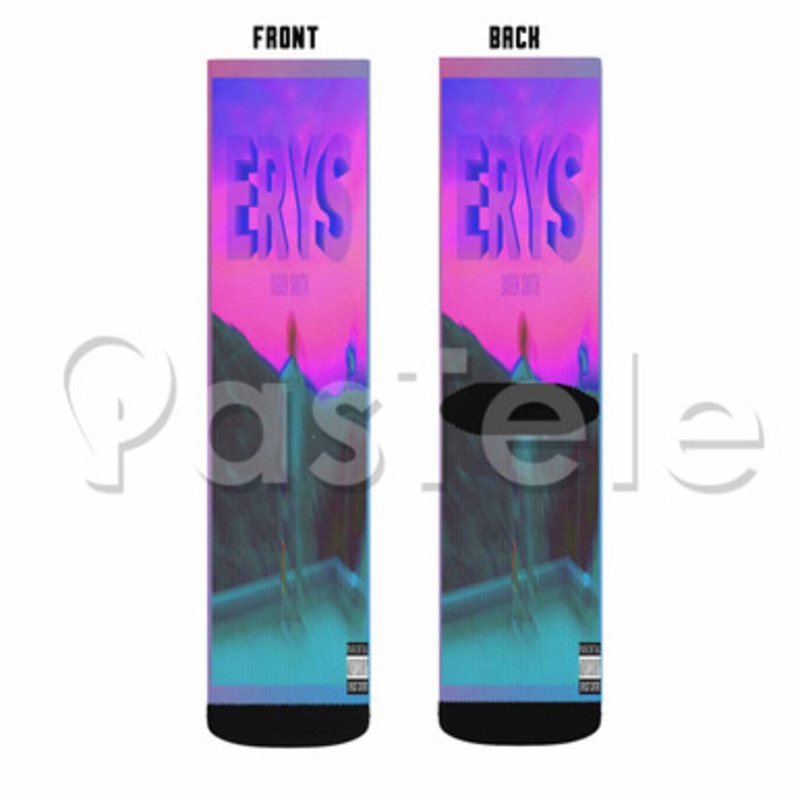 Jaden Smith Erys Custom Sublimation Printed Socks Polyester Acrylic Nylon Spandex