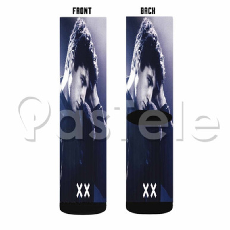 Jamie xx Custom Sublimation Printed Socks Polyester Acrylic Nylon Spandex