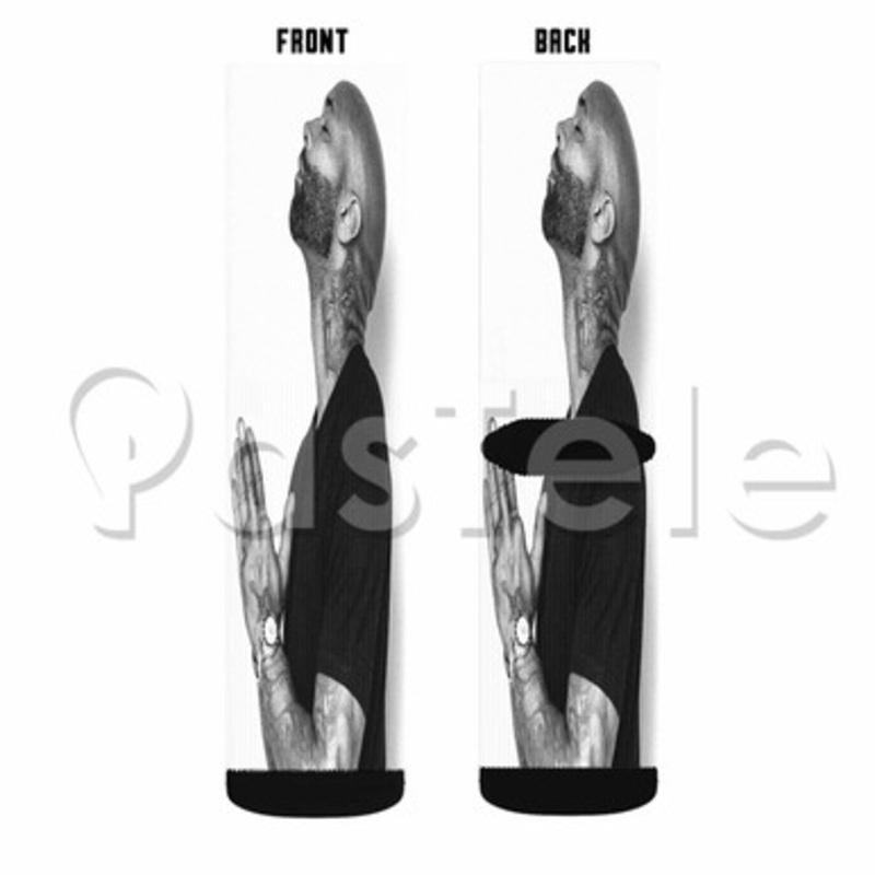 Joe Budden Custom Sublimation Printed Socks Polyester Acrylic Nylon Spandex