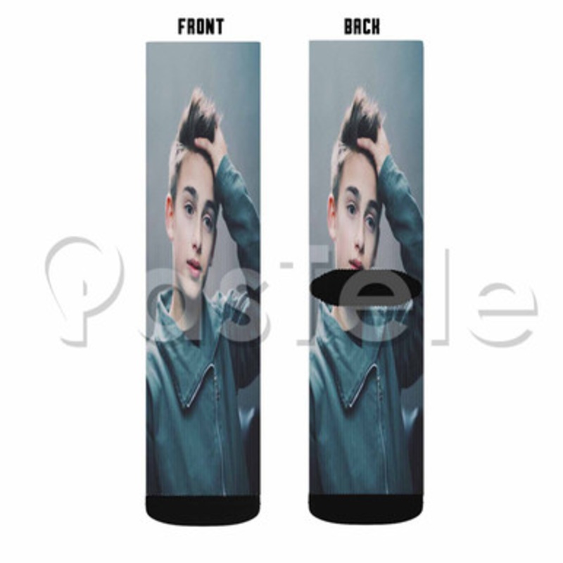 Johnny Orlando Custom Sublimation Printed Socks Polyester Acrylic Nylon Spandex