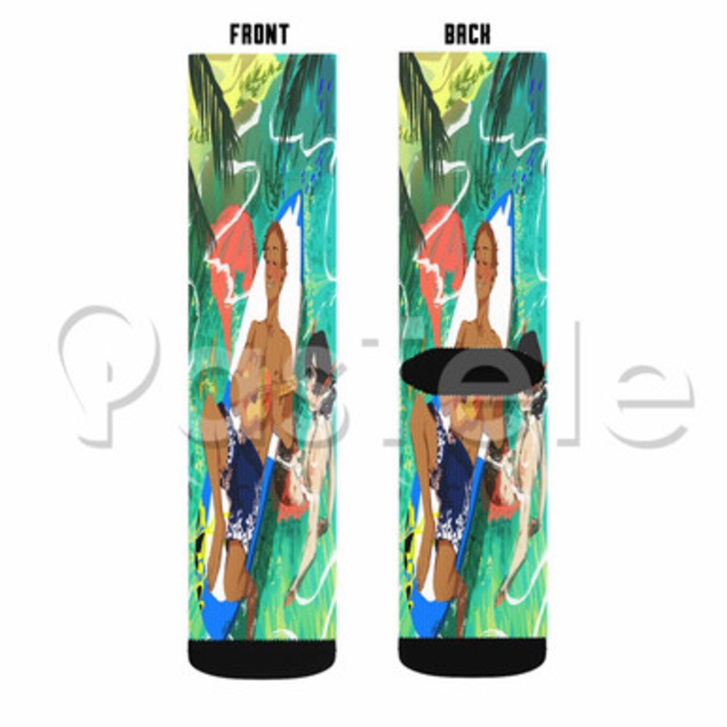 Keith and Lance Voltron Legendary Defender Custom Sublimation Printed Socks Polyester Acrylic Nylon