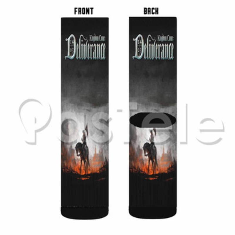 Kingdom Come Deliverance Custom Sublimation Printed Socks Polyester Acrylic Nylon Spandex