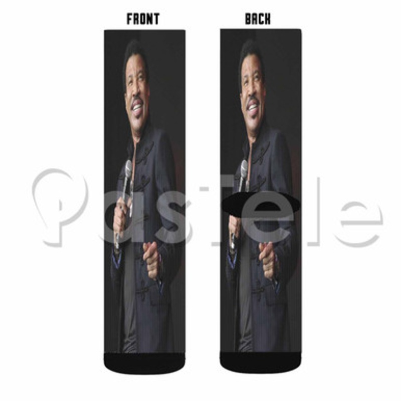 Lionel Richie Custom Sublimation Printed Socks Polyester Acrylic Nylon Spandex