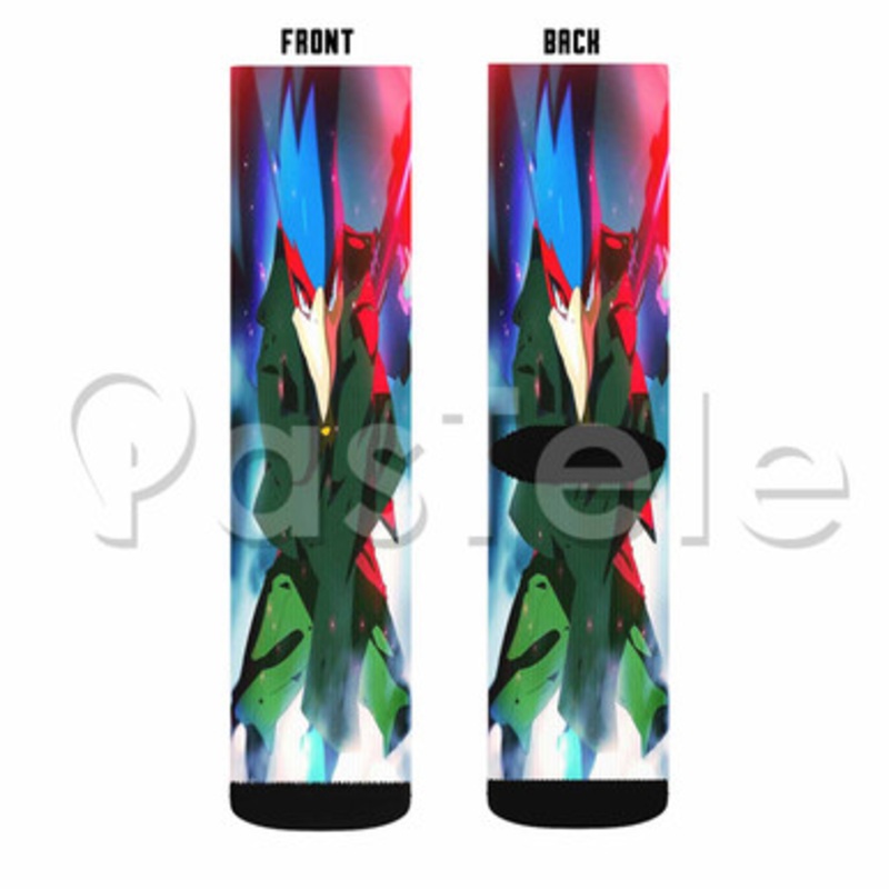 Melee Falco Super Smash Bros Custom Sublimation Printed Socks Polyester Acrylic Nylon Spandex