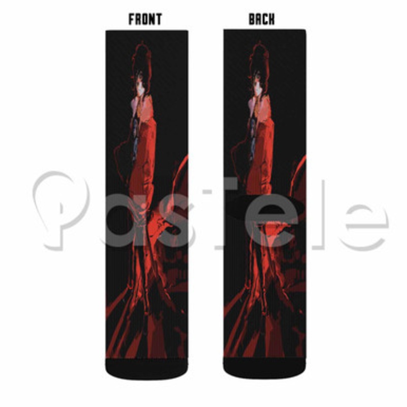 Nico Di Angelo Percy Jackson Custom Sublimation Printed Socks Polyester Acrylic Nylon Spandex