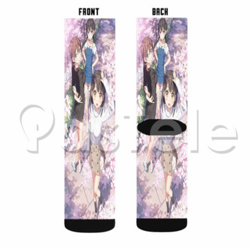 One Room Custom Sublimation Printed Socks Polyester Acrylic Nylon Spandex