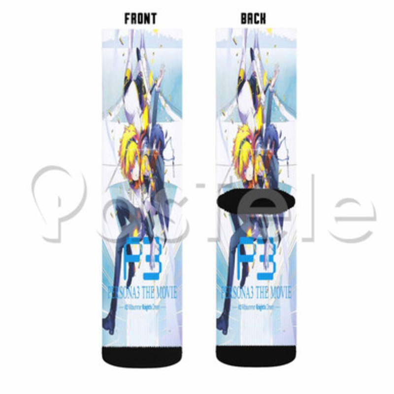 Persona 3 the Movie 2 Midsummer Knight s Dream Custom Sublimation Printed Socks Polyester Acrylic Ny
