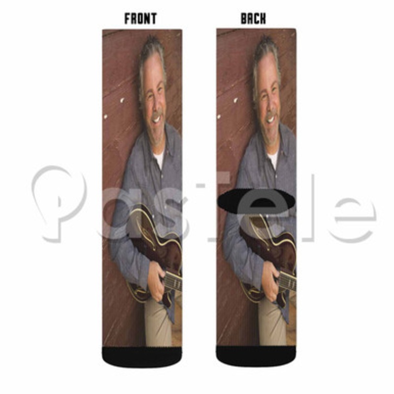 Robert Earl Keen Custom Sublimation Printed Socks Polyester Acrylic Nylon Spandex
