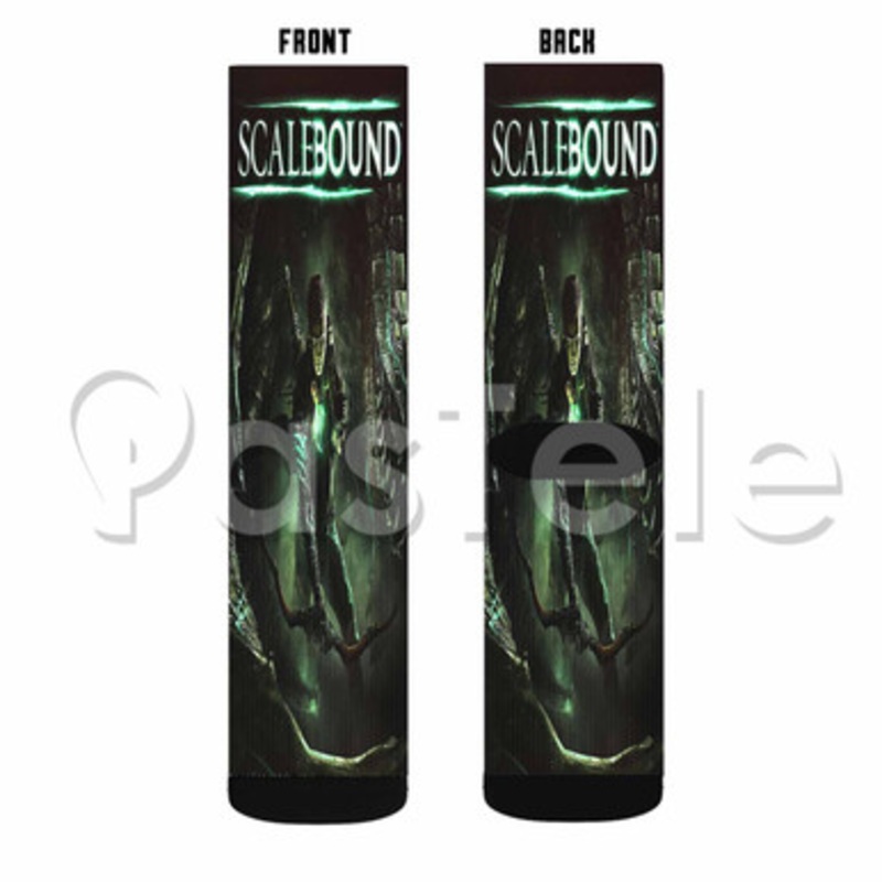Scalebound Custom Sublimation Printed Socks Polyester Acrylic Nylon Spandex