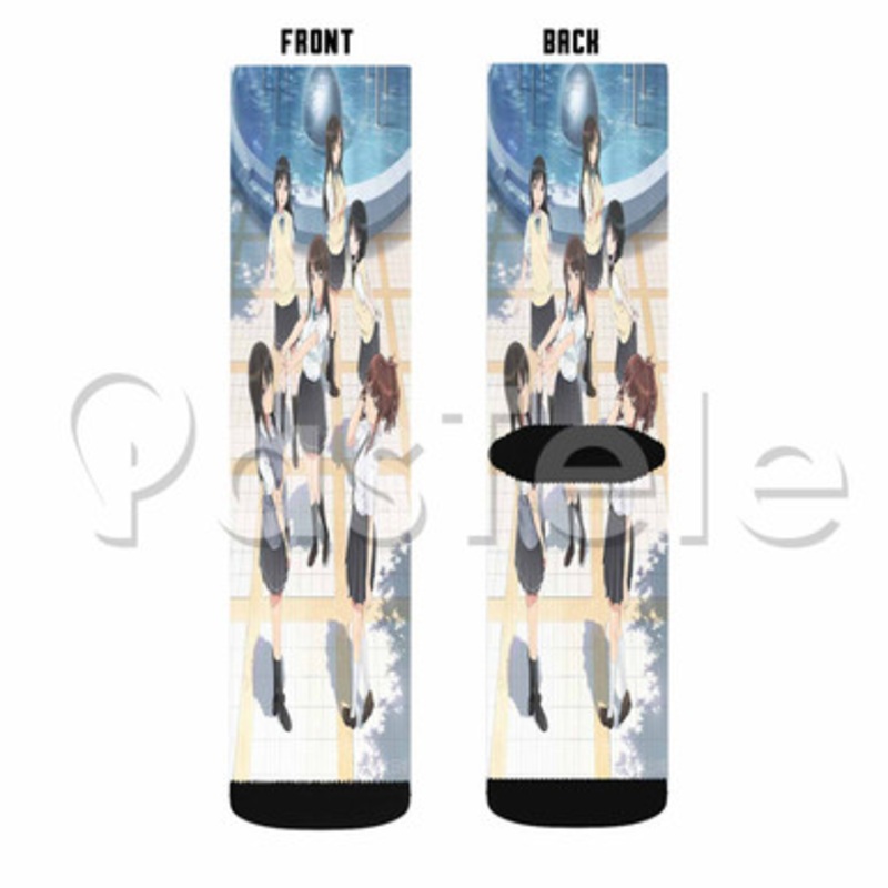 Seiren Custom Sublimation Printed Socks Polyester Acrylic Nylon Spandex