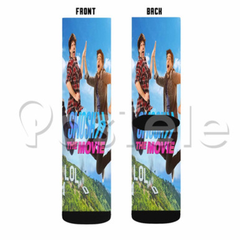 Smosh Custom Sublimation Printed Socks Polyester Acrylic Nylon Spandex