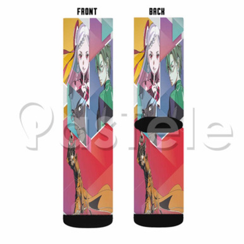 Sword Art Online Movie Ordinal Scale Custom Sublimation Printed Socks Polyester Acrylic Nylon Spande