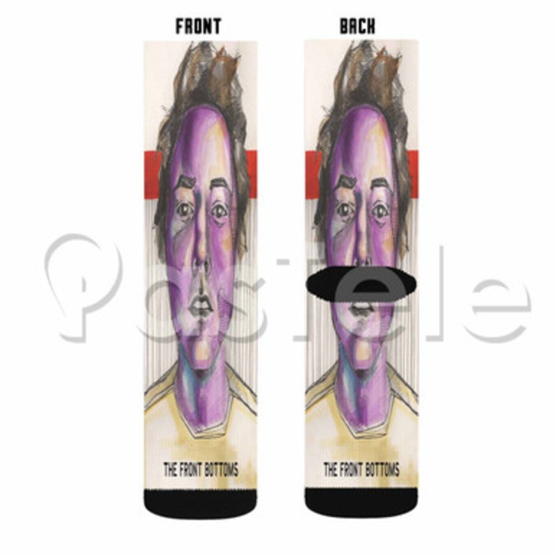 The Front Bottoms Custom Sublimation Printed Socks Polyester Acrylic Nylon Spandex