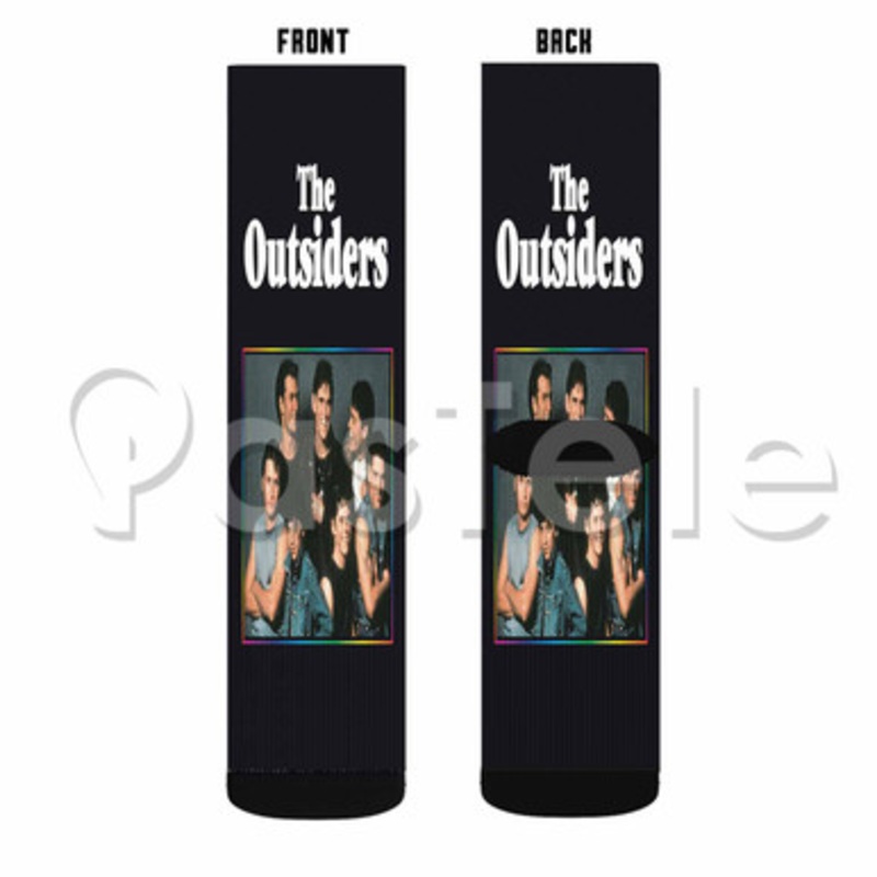The Outsiders 2 Custom Sublimation Printed Socks Polyester Acrylic Nylon Spandex