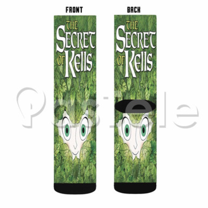 The Secret of Kells Custom Sublimation Printed Socks Polyester Acrylic Nylon Spandex