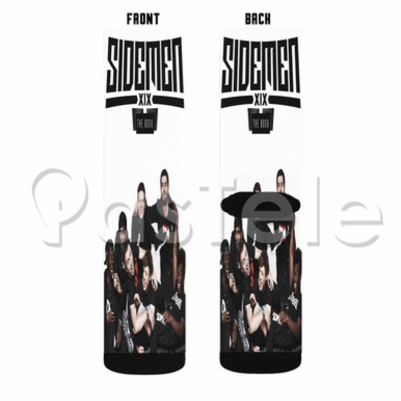 The Sidemen Custom Sublimation Printed Socks Polyester Acrylic Nylon Spandex