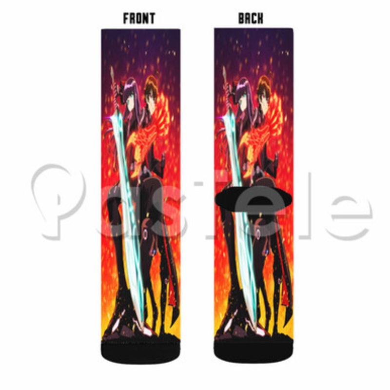 Twin Star Exorcists 2 Custom Sublimation Printed Socks Polyester Acrylic Nylon Spandex