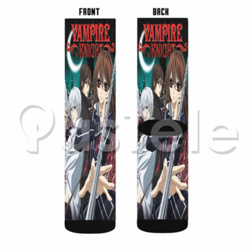 Vampire Knight 2 Custom Sublimation Printed Socks Polyester Acrylic Nylon Spandex