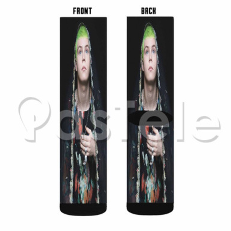 Yung Lean Custom Sublimation Printed Socks Polyester Acrylic Nylon Spandex