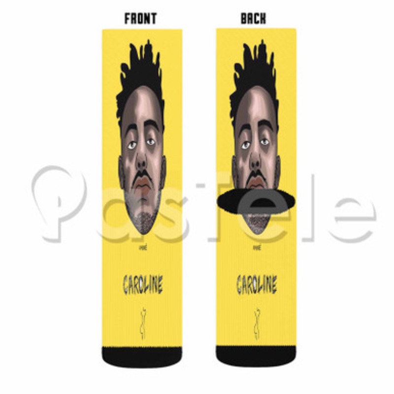 Amin Caroline Custom Sublimation Printed Socks Polyester Acrylic Nylon Spandex