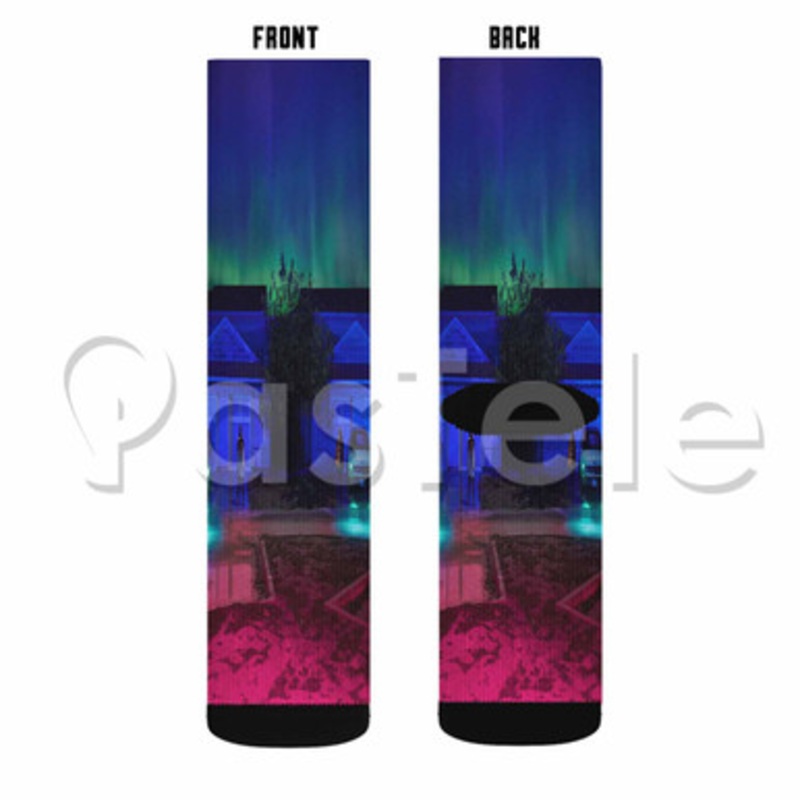 Big Sean Moves Custom Sublimation Printed Socks Polyester Acrylic Nylon Spandex