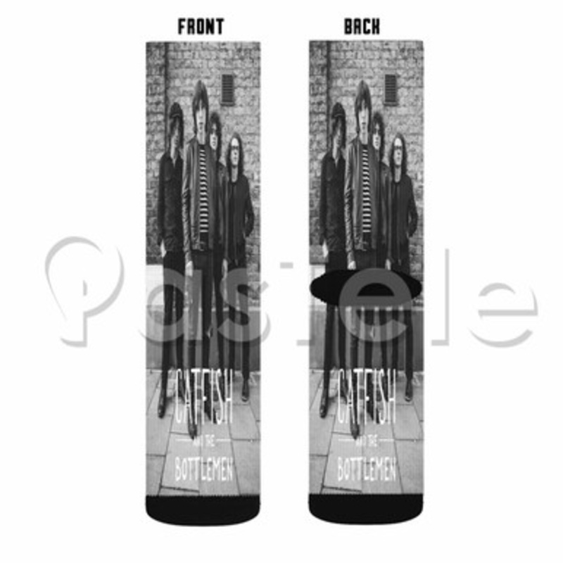 Catfish and the Bottlemen Custom Sublimation Printed Socks Polyester Acrylic Nylon Spandex