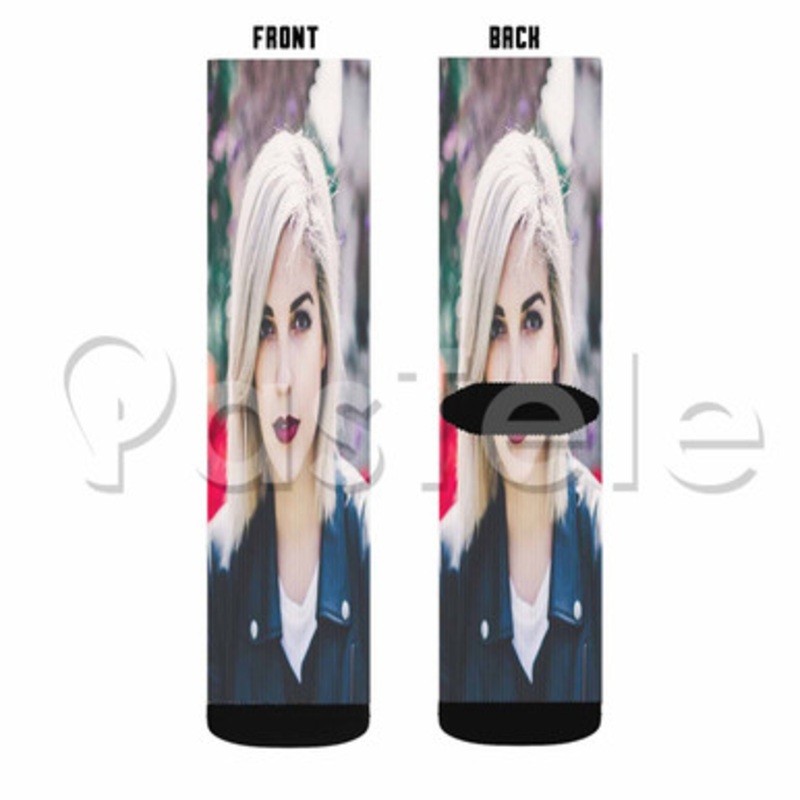 Catrific Custom Sublimation Printed Socks Polyester Acrylic Nylon Spandex