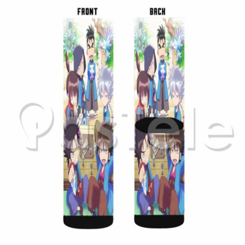 Chiruran Nibun no Ichi Custom Sublimation Printed Socks Polyester Acrylic Nylon Spandex
