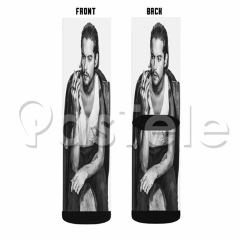 Dylan Rieder Custom Sublimation Printed Socks Polyester Acrylic Nylon Spandex
