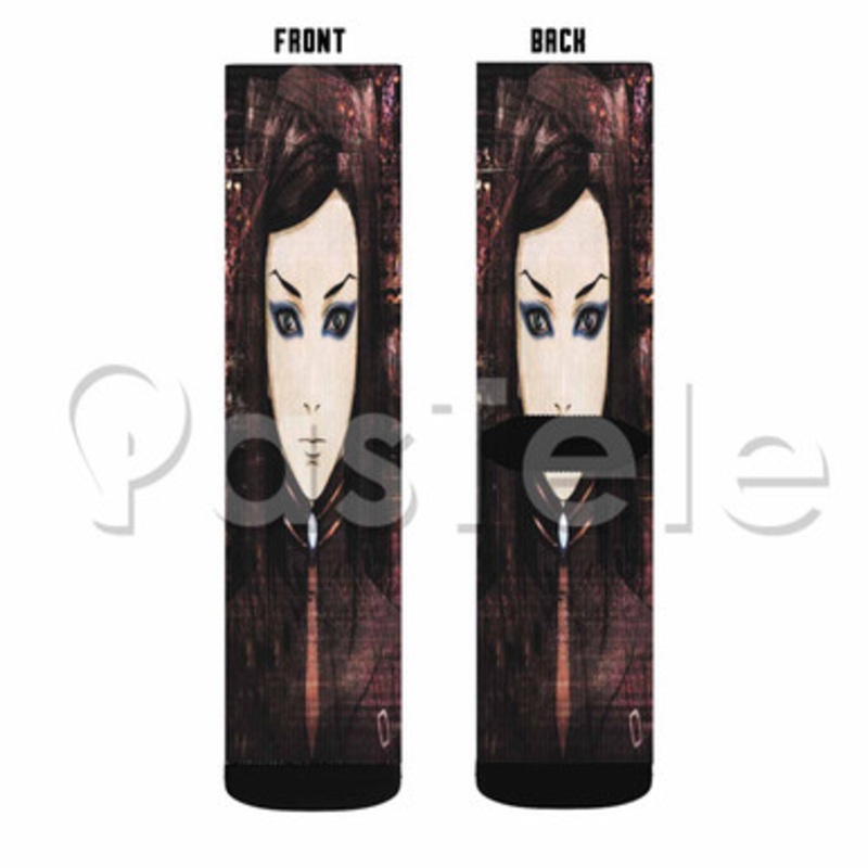 Ergo Proxy 2 Custom Sublimation Printed Socks Polyester Acrylic Nylon Spandex