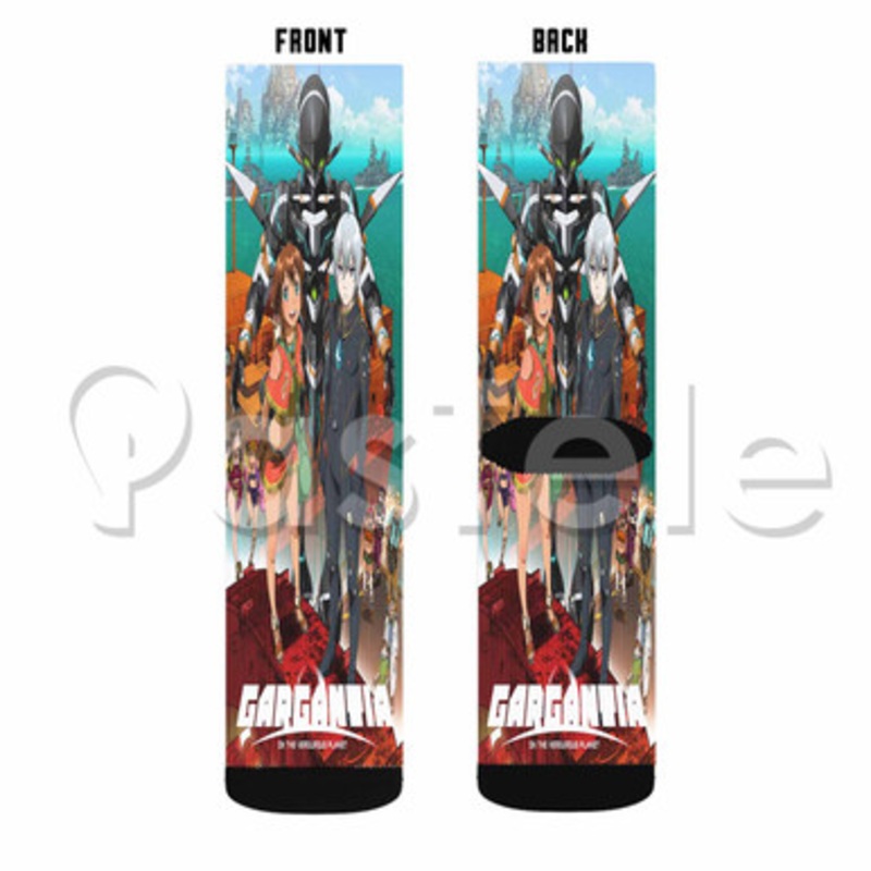 Gargantia on the Verdurous Planet Custom Sublimation Printed Socks Polyester Acrylic Nylon Spandex