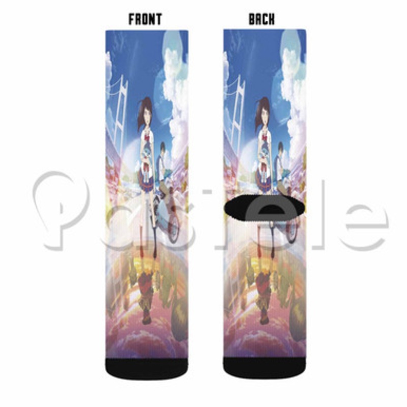 Hirune Hime Shiranai Watashi no Monogatari Custom Sublimation Printed Socks Polyester Acrylic Nylon