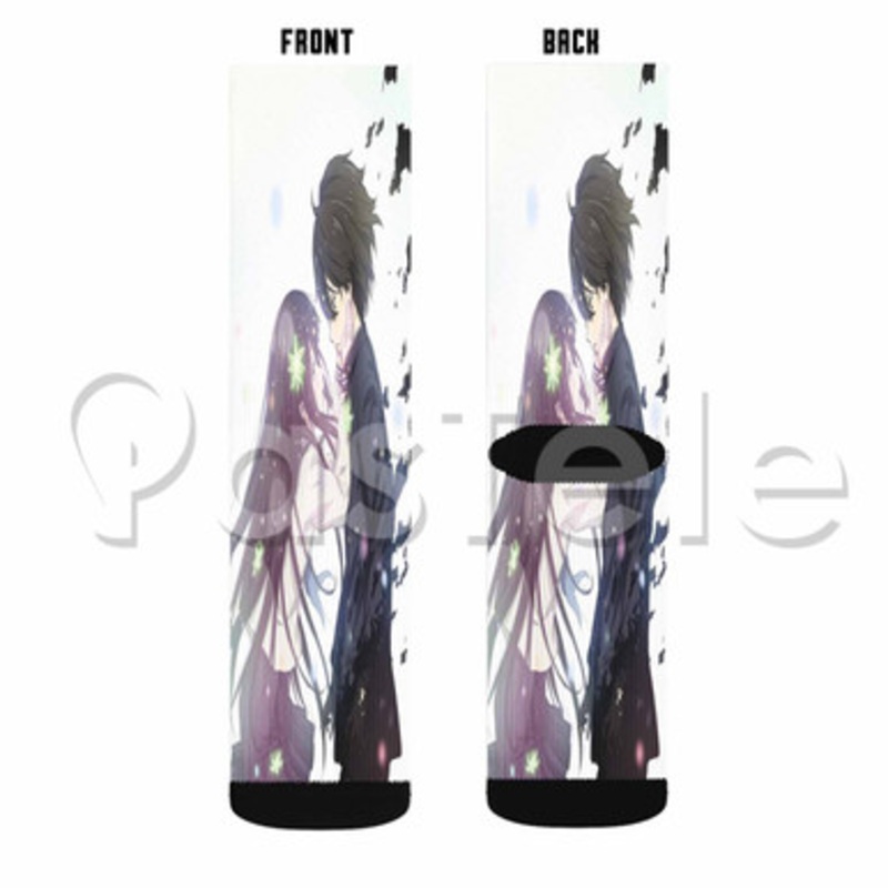 Hyouka Custom Sublimation Printed Socks Polyester Acrylic Nylon Spandex