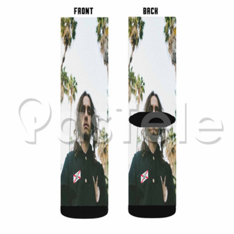 Kevin Pouya Custom Sublimation Printed Socks Polyester Acrylic Nylon Spandex