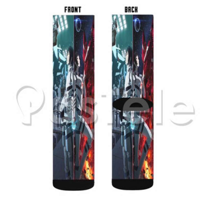 Knights of Sidonia Custom Sublimation Printed Socks Polyester Acrylic Nylon Spandex