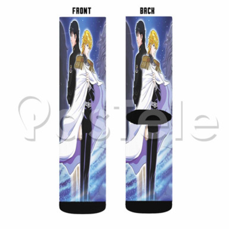 Legend of the Galactic Heroes Custom Sublimation Printed Socks Polyester Acrylic Nylon Spandex