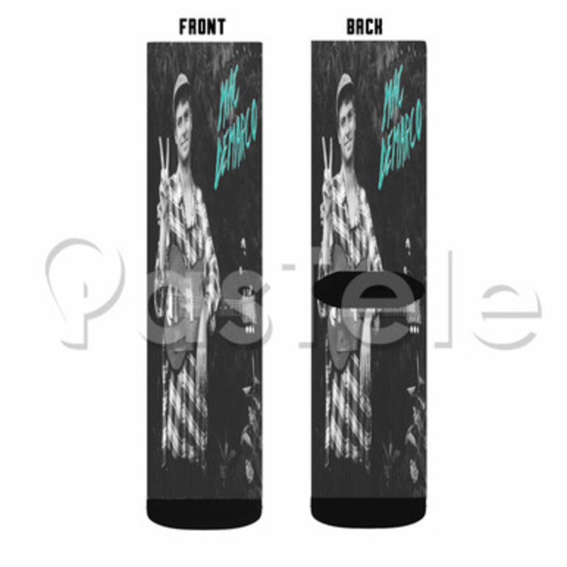 Mac Demarco Custom Sublimation Printed Socks Polyester Acrylic Nylon Spandex