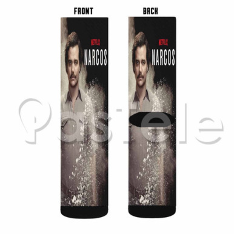 Narcos Custom Sublimation Printed Socks Polyester Acrylic Nylon Spandex